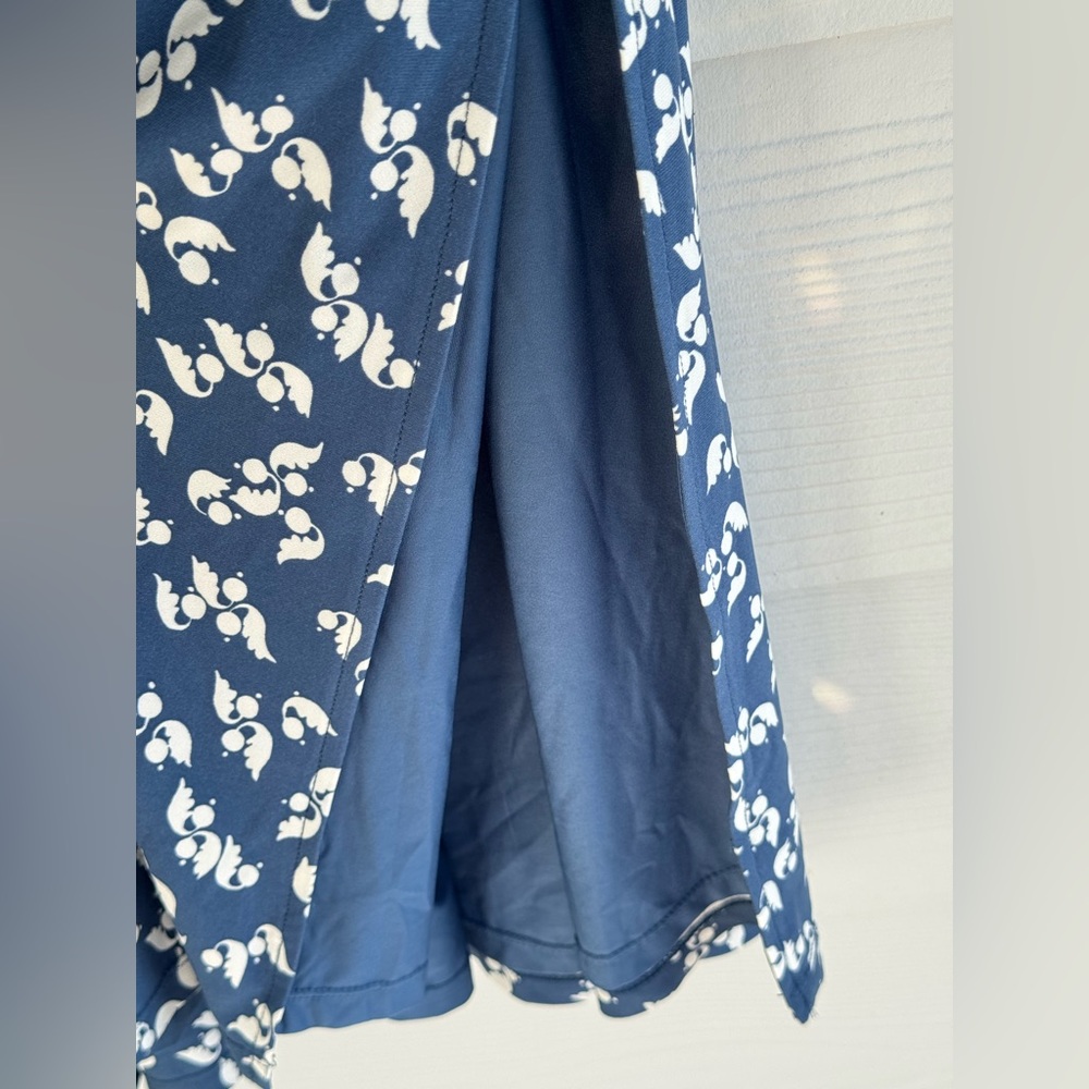 Ralph Lauren Elegant Blue Floral One-Shoulder Dress - Picture 10 of 13